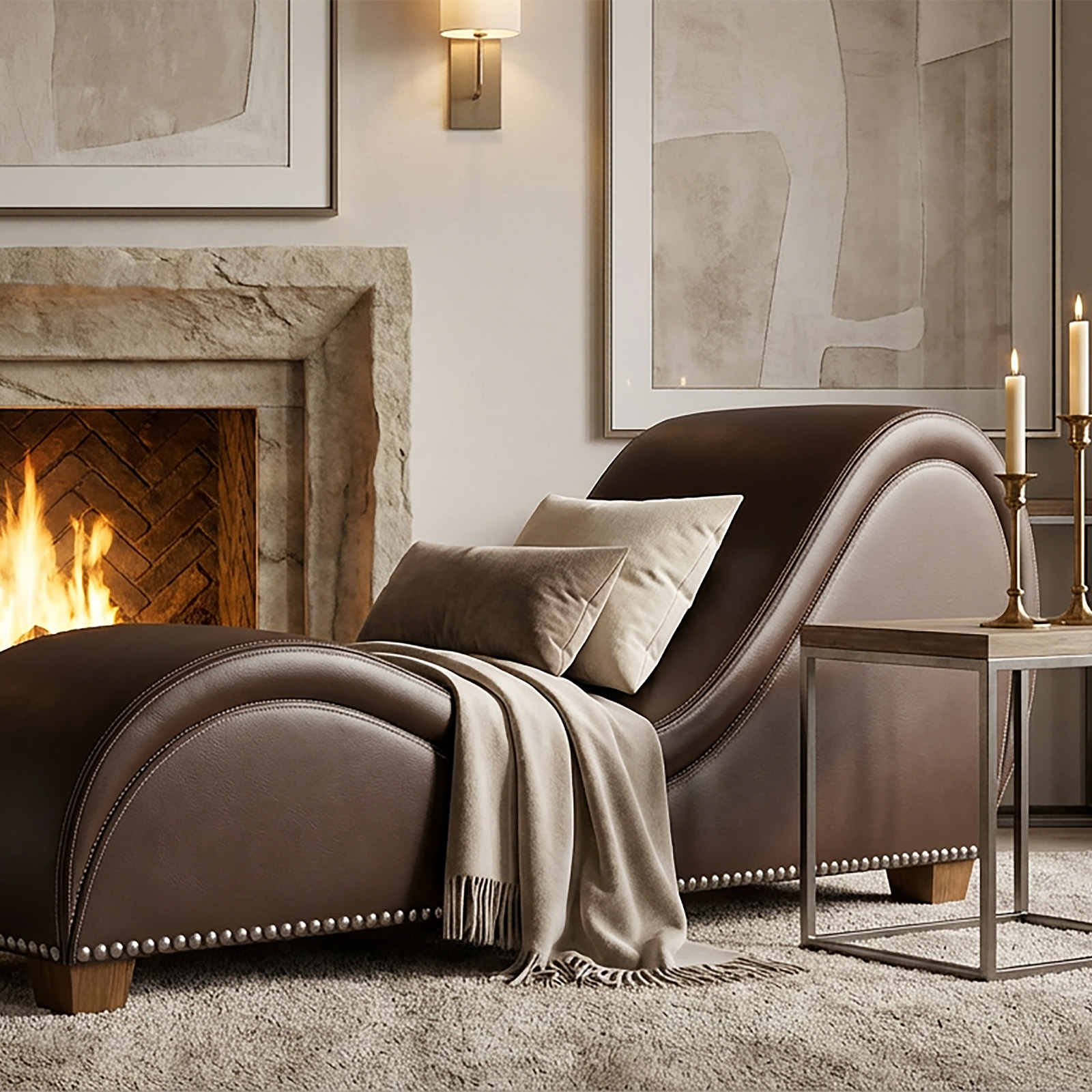 Tantra Chair Espresso Pewter